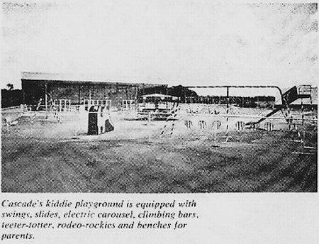 Cascade Drive-In Theatre - Cascade Playground 1969